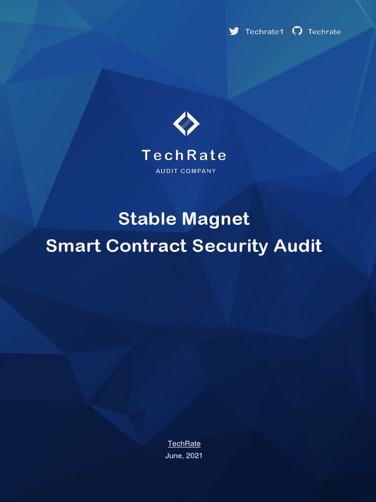 StableMagnet Standart Smart Contract Security Audit | PDF | Civil Law ...