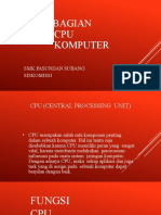 Bagian Cpu Komputer Tugas Simdig