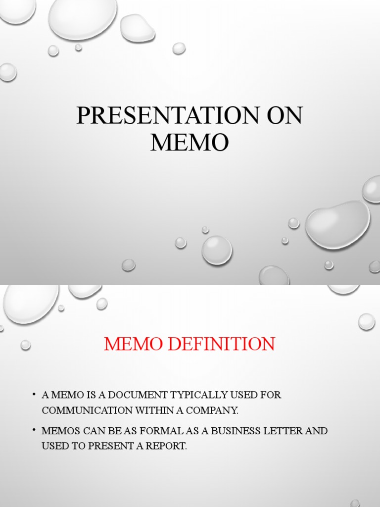 Understanding Business Memos | PDF | Memorandum