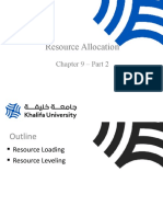Resource Allocation: Chapter 9 - Part 2