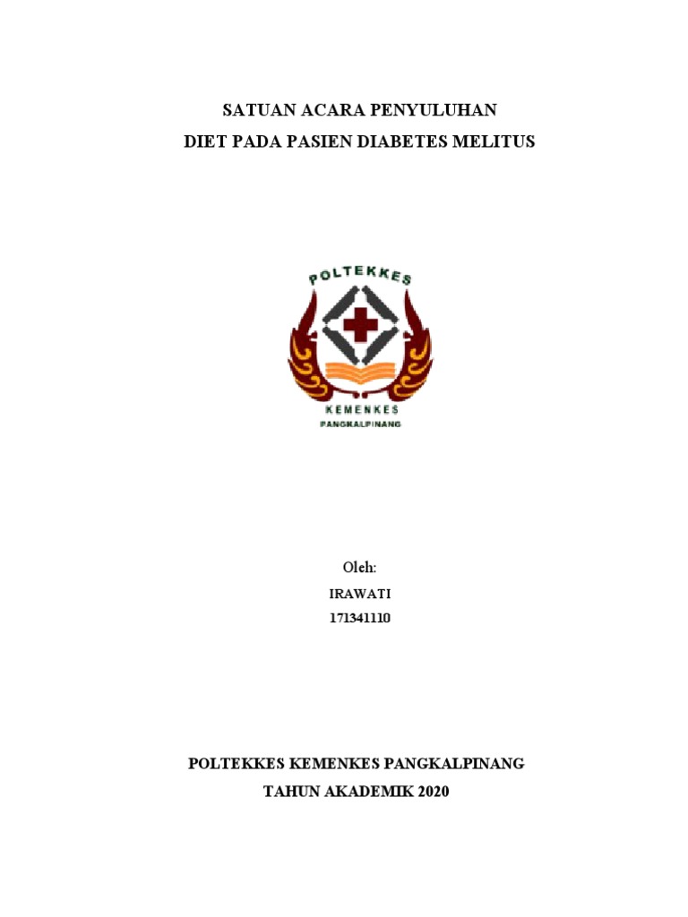 SAP Diet Pada Diabetes Mellitus | PDF