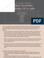 Siebel Systems Anatomy of A Sale: Sales and Distribution Management