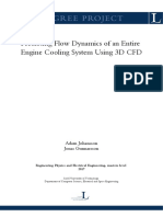 Predicting Flow Dynamics of An Entire Engine Cooling System Using 3D CFD