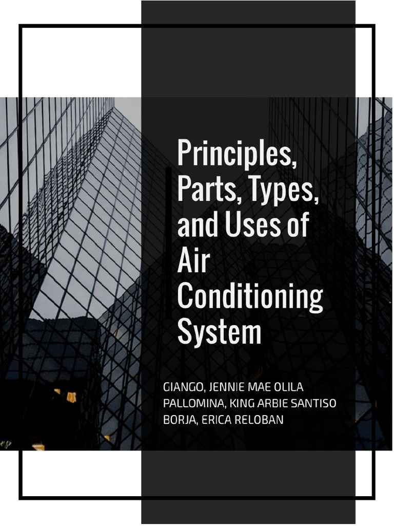 Air Conditioning System Principles Explained | PDF | Air Conditioning ...