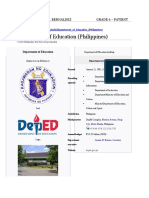 Department of Education (Philippines) : Christine Diane A. Bernaldez Grade 6 - Patient