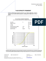 Fp-510 Opacity Pigment: Technical Data Sheet 24 JAN 2012