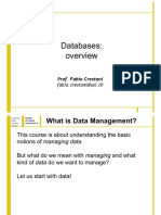 Databases:: Prof. Fabio Crestani