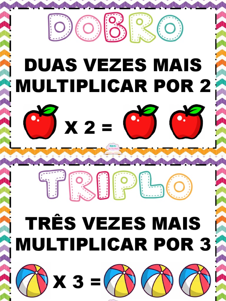 Conceitos de Dobro e Triplo na Matemática | PDF