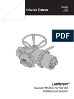 Limitorque MX-DDC-100 Accutronix Installation & Operation Manual