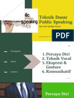 Teknik Dasar Public Speaking