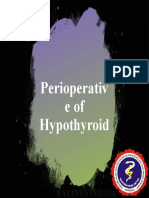 Perioperative of Hypothyroid