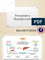 Perioperative Hyperglycemia