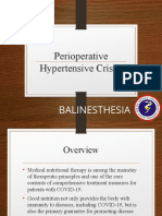 Perioperative Hypertensive Crisis