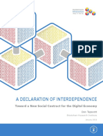 Tapscott - Declaration of Interdependence - New Social Contract - Blockchain Research Institute
