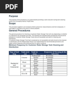 Water Tank Cleaning and Disinfection Guide | PDF | Water | Occupational ...