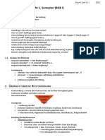 Recht Zusammenfassung - 1.semester