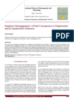 Employee Disengagement: A Fatal Consequence To Organization and Its Ameliorative Measures