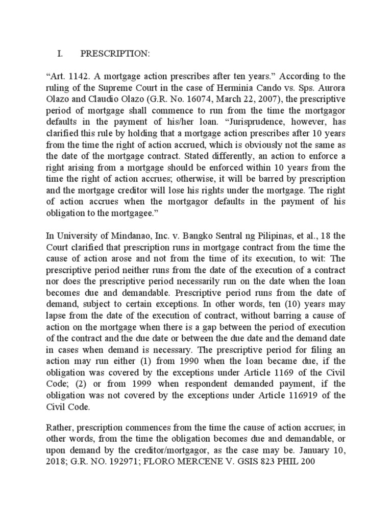 Bayle Case PDF Statute Of Limitations Mortgage Law