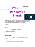 Proyecto de Yapeyu A Francia