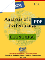 Analysis of Pupil Performance: Economics