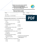 Soal PH Tema 1 Sub Tema 3