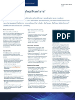 Lzlabs Software Defined Mainframe Product Data Sheet