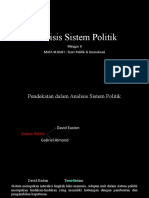 II-Analisis Sistem Politik