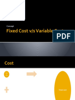 Fixed Cost Vs Variable Cost