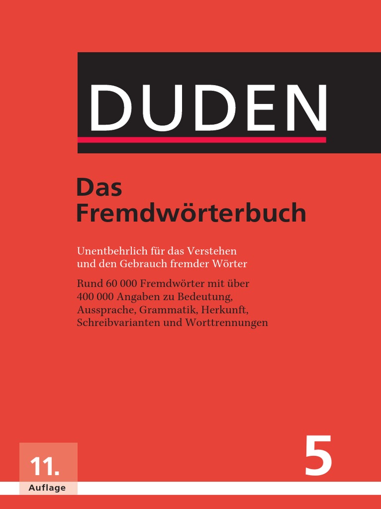 duden band 5 das fremdworterbuch by bibliographisches institut pdf