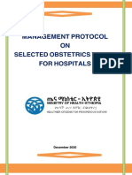 GyN OBS Updated MANAGEMENT PROTOCOL MOH