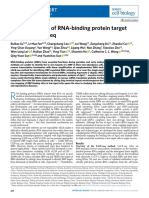 Global Profiling of RNA-binding Protein Target