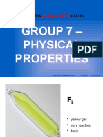 Group 7 - Physical Properties: Www. .CO - UK