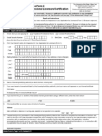 Nurse Form 3 Verification of Other Professional Licensure/Certification