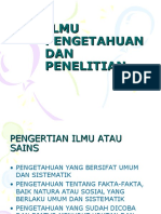 ILMU PENGETAHUAN DAN TEORI