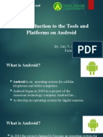 An Introduction To The Tools and Platforms On Android