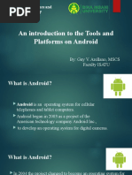 An Introduction To The Tools and Platforms On Android