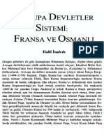 Halil İnalcık - Avrupa Devletler Sistemi Fransa Ve Osmanlı