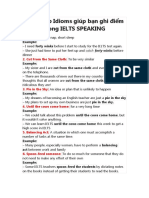 Tổng Hợp Idioms Giúp Bạn Ghi Điểm Trong IELTS SPEAKING