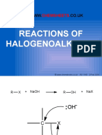 Reactions of Halogenoalkanes: Www. .CO - UK