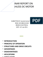 Seminar Report On Brushless DC Motor