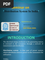 Seminar On: Distribution System in India