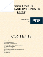 A Seminar Report On "Broadband-Over-Power: Lines"