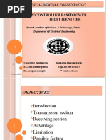 Microcontroller Based Power Theft Identfier Microcontroller Based Power Theft Identfier