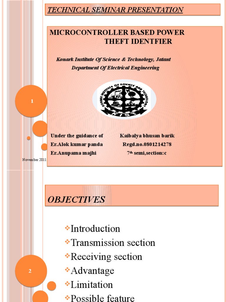Microcontroller Based Power Theft Identfier Microcontroller Based Power Theft Identfier PDF