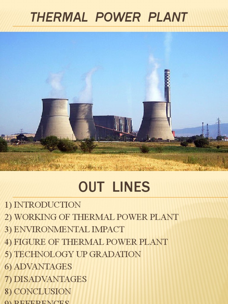 Thermal Power Plant PDF Boiler Steam