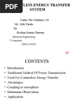 Contact Less Energy System