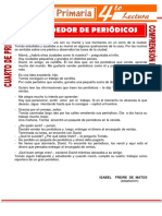 El Vendedor de Periódicos para Cuarto Grado de Primaria