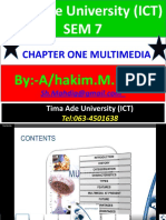 Chapter One Multimedia Sem 7