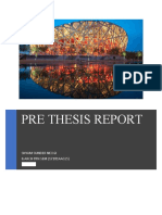Pre Thesis Report: Shyam Sunder Neogi B.ARCH 8TH SEM (17181AA025)