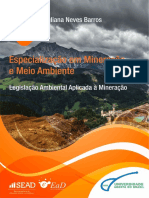 legislação aplicada a mineração